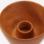 Cargue la imagen en el visor de la galería, S/2 Mini Bowl Candleholder - Mahogany
