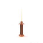 Load image into Gallery viewer, Leather-Wrapped Candle Holder
