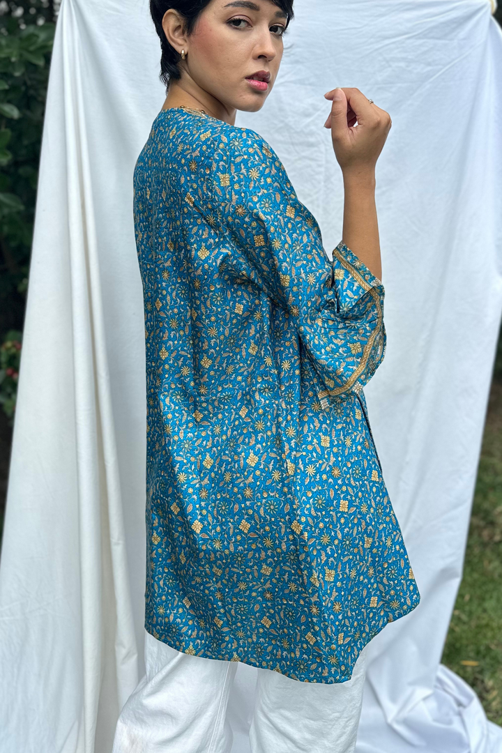 Saari Ruffle Kimono Margarita