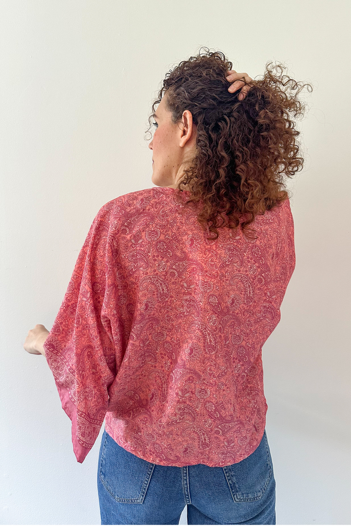 Rosa Wrap Kimono