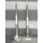 Load image into Gallery viewer, Spiral Taper Candles - set of 2
