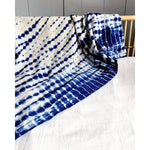 Load image into Gallery viewer, Indigo Shibori Throw - Vines
