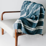 Load image into Gallery viewer, Aden Throw - Navy / Natural
