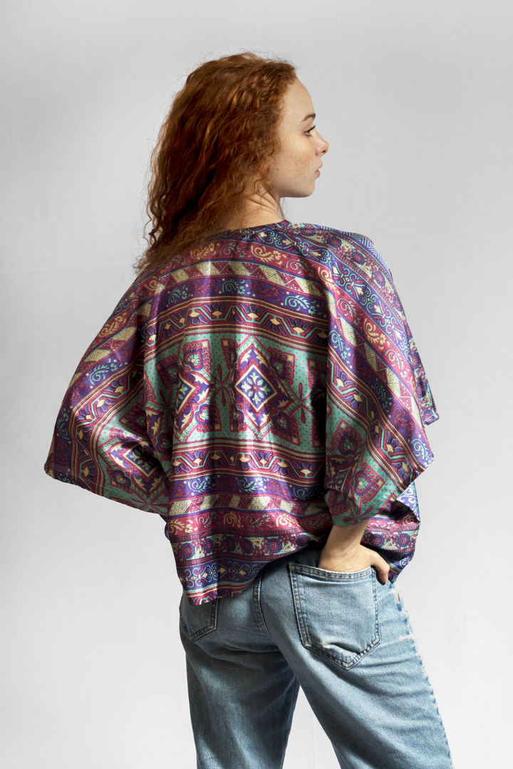 Lila Lili Wrap Kimono