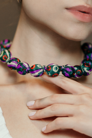 Saari Purple Necklace